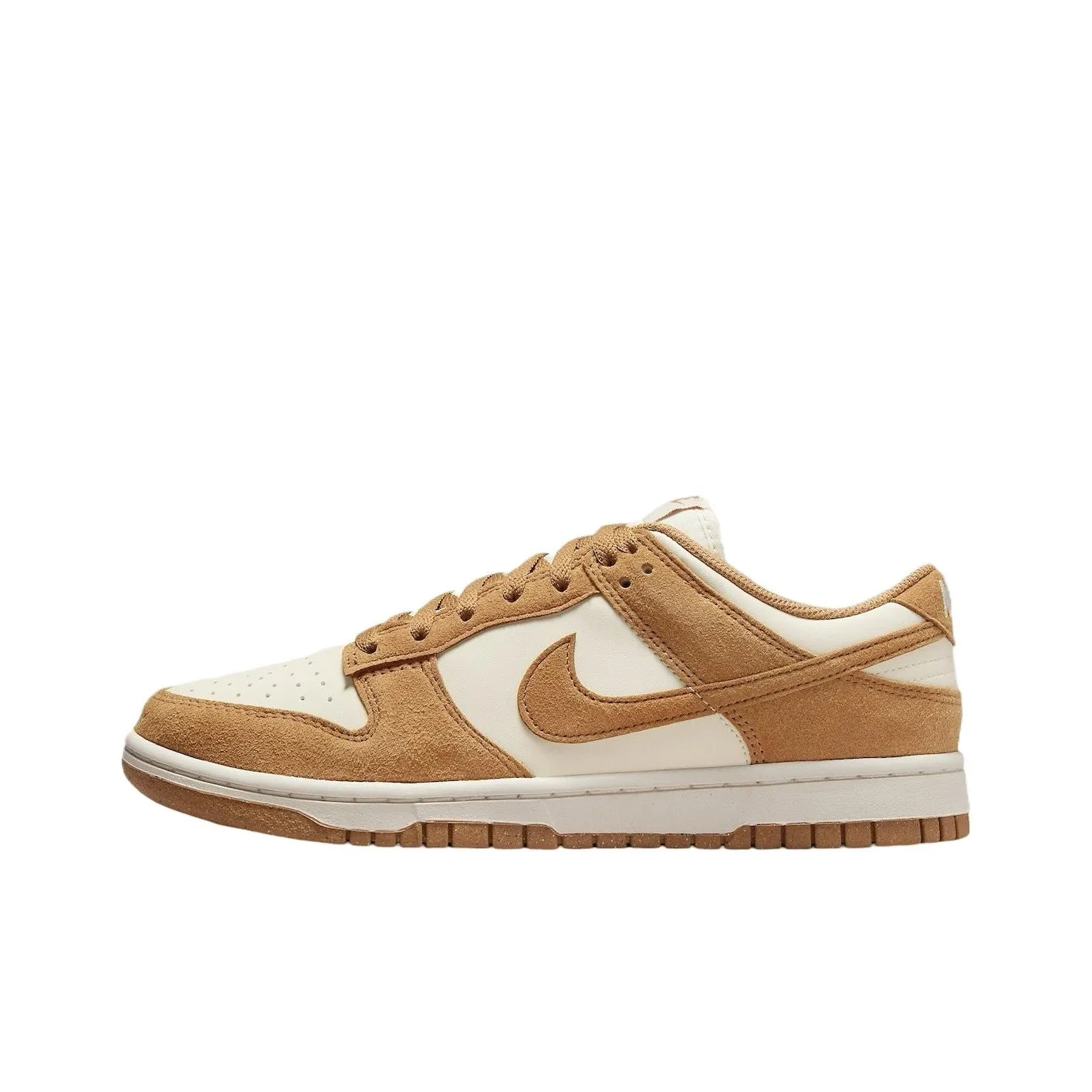 Nike Dunk Low Top Скейтборд Кроссовки Женские Белый Коричневый