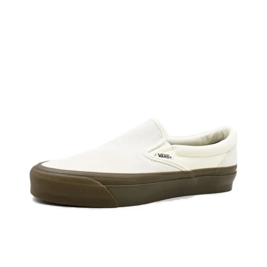 Vans Slip On Series Reissue 98 Groovy Low Топ Кроссовки для скейтбординга Женские Белые
