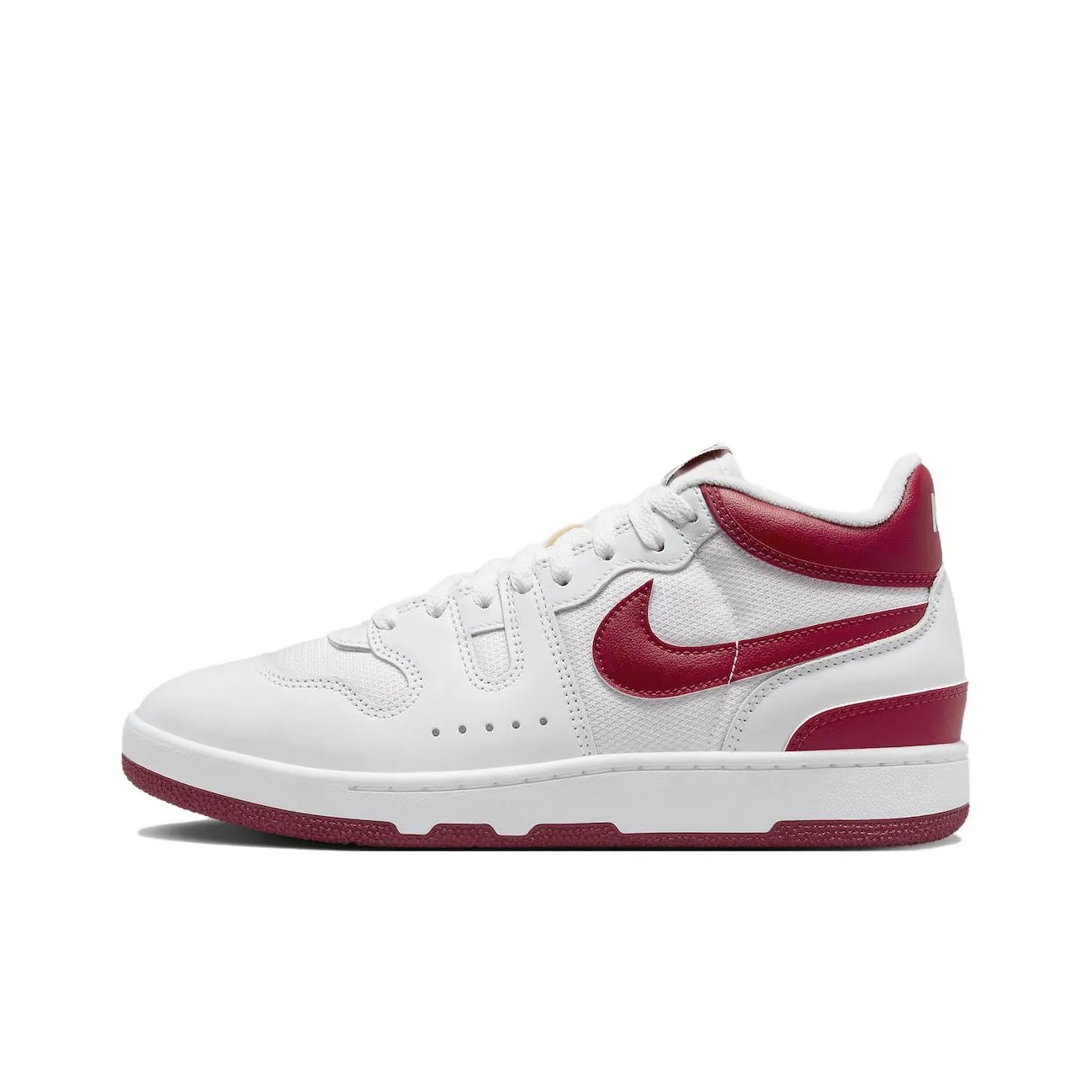 Nike Mac Attack Skateboard Shoes Unisex Mid Top White/Red
