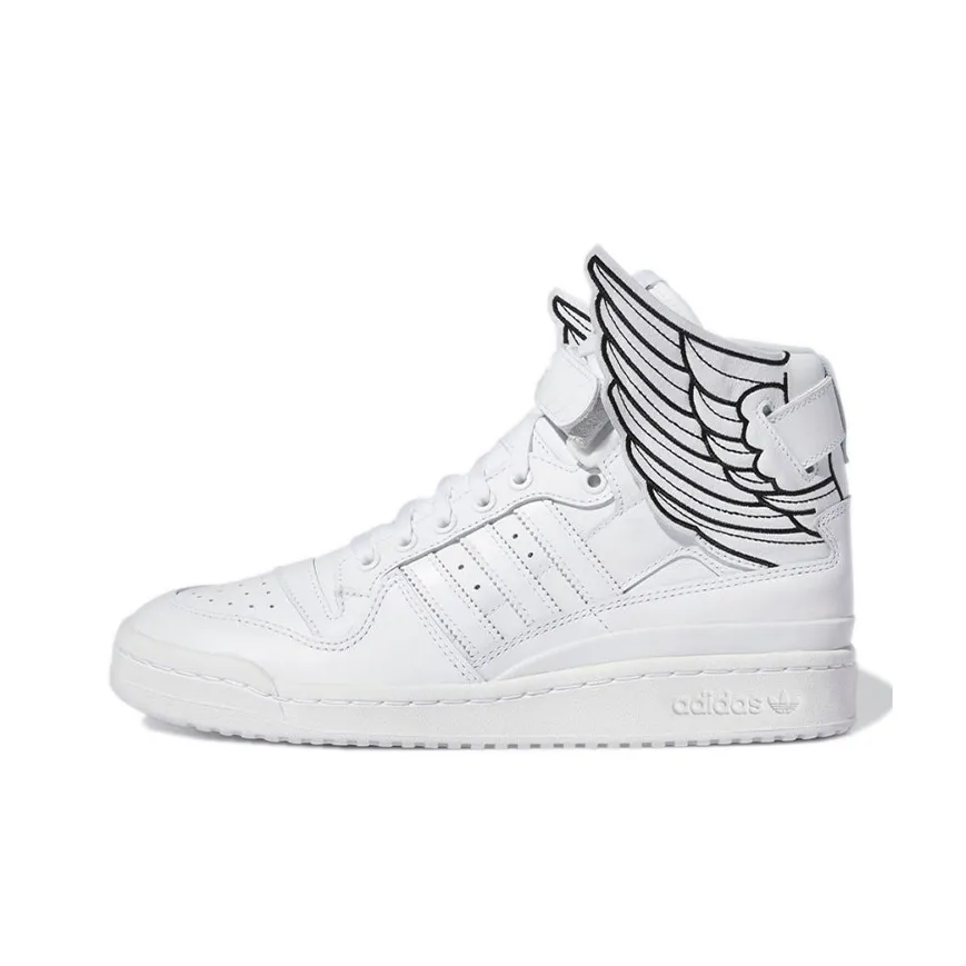 Adidas Originals FORUM Skateboard Shoes Unisex High Top White/Black