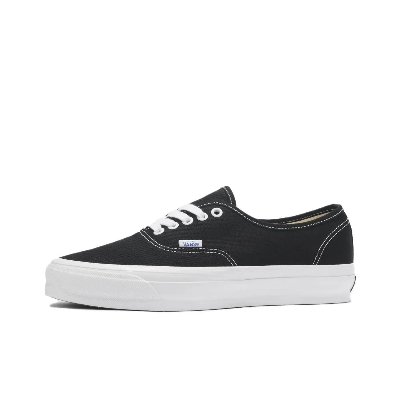 Vans Lx Authentic Reissue 44 Low Топ Скейтборд Кроссовки Унисекс Черный Белый