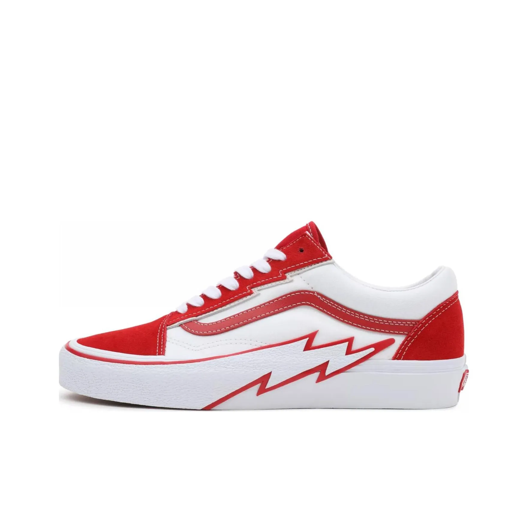 VANS Old Skool Collection 2 Tone Bolt Low Top Скейтборд Кроссовки Унисекс Белый Красный
