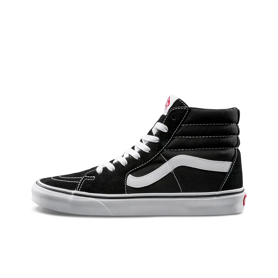 Vans SK8 High Топ Скейтборд Кроссовки Унисекс Черный Белый