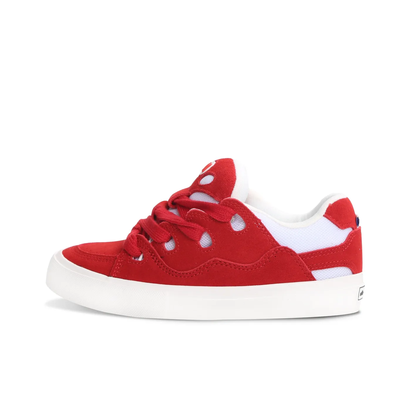 Ollieskate Пухлые туфли Кроссовки для скейтбординга Унисекс Красный Белый