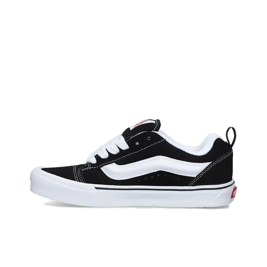 Vans Knu Skool Skateboard Shoes Unisex Low Top Black/White
