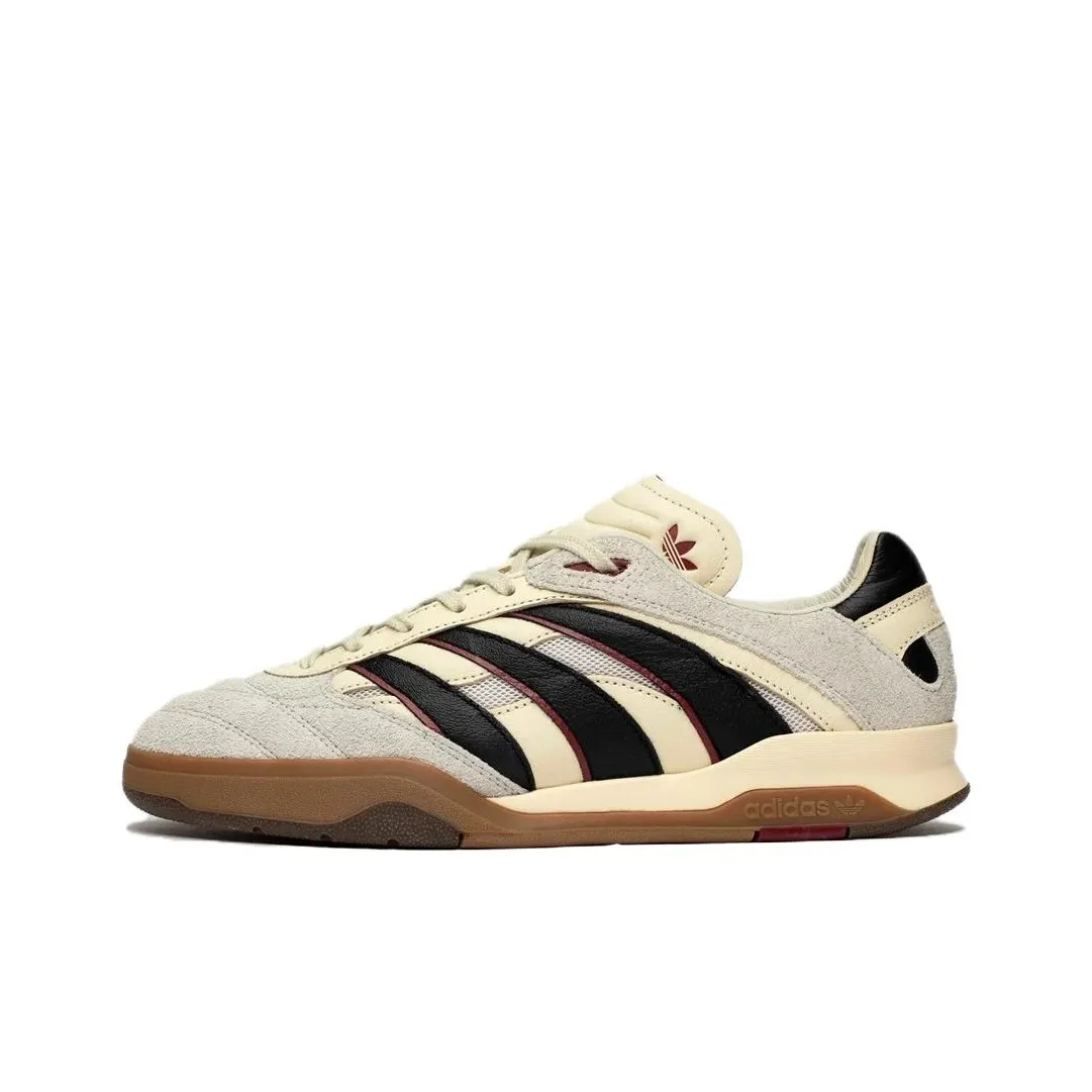 Adidas Originals PREDATOR MUNDIAL Skateboard Shoes Unisex Low Top Gray Beige Black