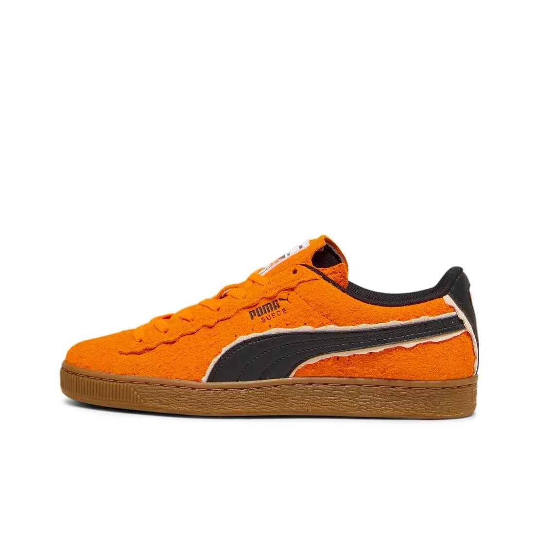 Smurf X PUMA Искусственная замша Низкие кеды для скейтбординга Унисекс Оранжевые