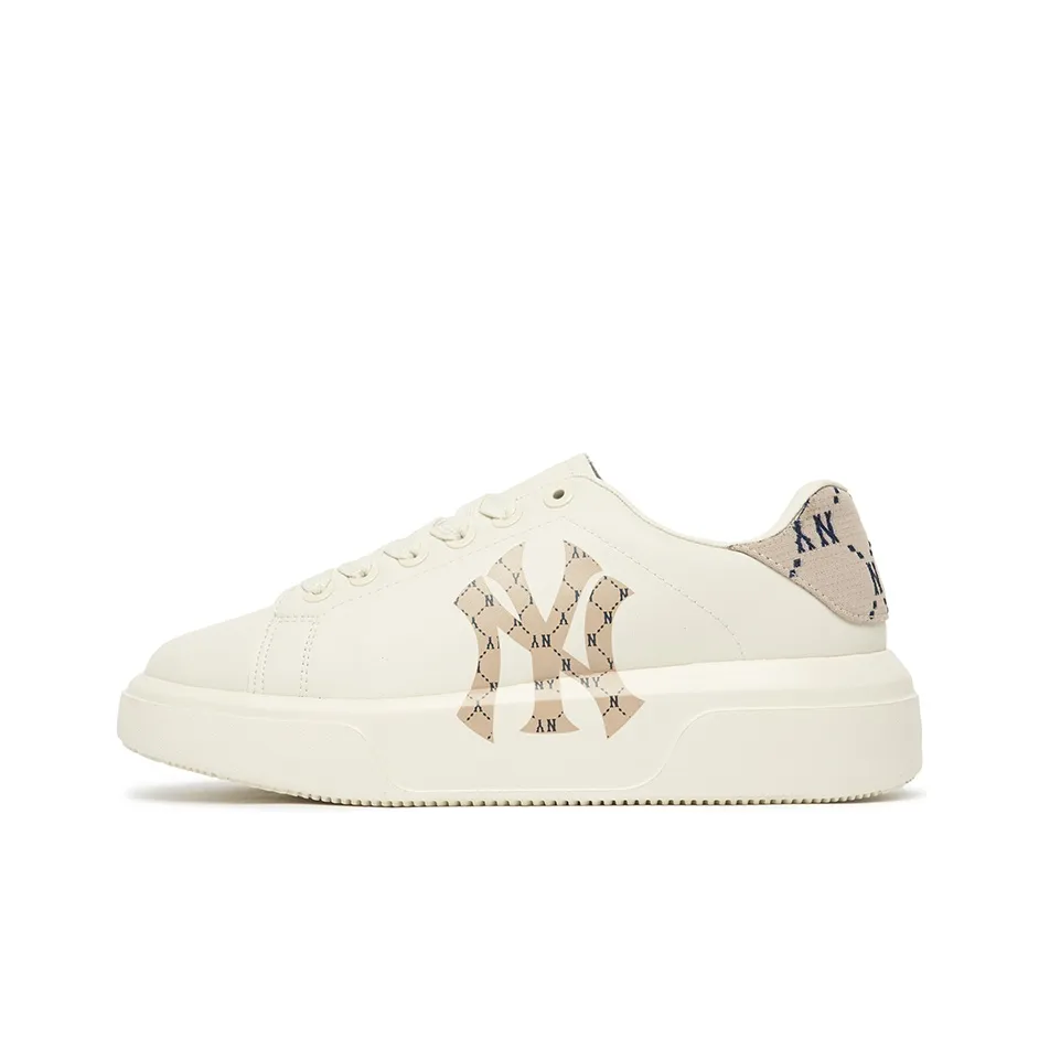 MLB Chunky Classic Skateboard Shoes Unisex Low Top White/Brown