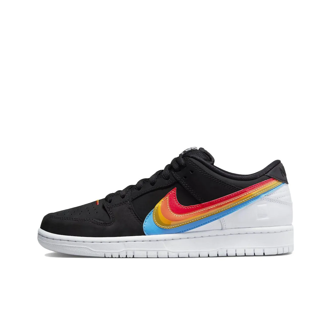 Polaroid X Nike Dunk SB Skateboard Shoes Unisex Low Top Black/White/Red/Blue