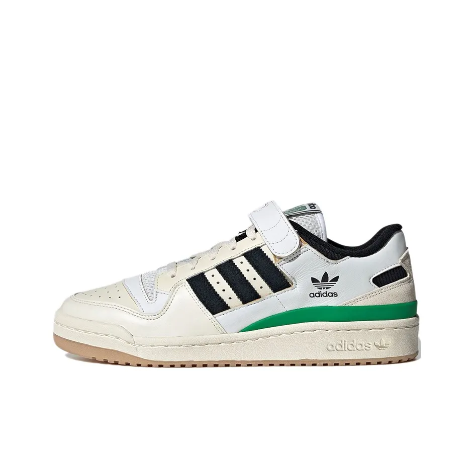 Adidas Originals FORUM 84 Low 'S' Износостойкий и Легкий Низкий Топ Скейтборд Кроссовки Унисекс Белый Зеленый