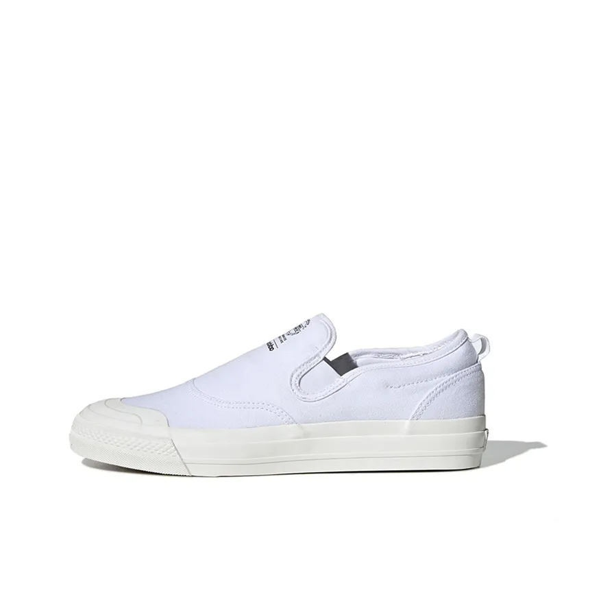 Adidas Originals NIZZA RF Slip On RF Slip On Low Топ Скейтборд Кроссовки Унисекс Белый