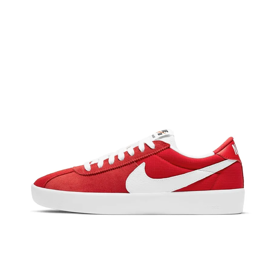 Nike SB Bruin React 'Varsity Red' Ткань Противоскользящая Устойчивая к износу Баланс Низкие Кроссовки для скейтбординга