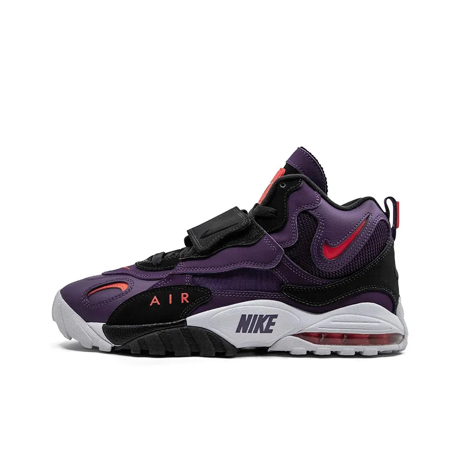 Nike Air Max Skateboard Shoes Men Mid Top Purple/Red/Black