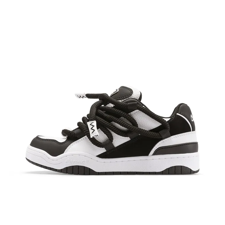 Cat Sofa Dreadlocks серия Пухлые туфли Кроссовки для скейтбординга Унисекс Черный Белый