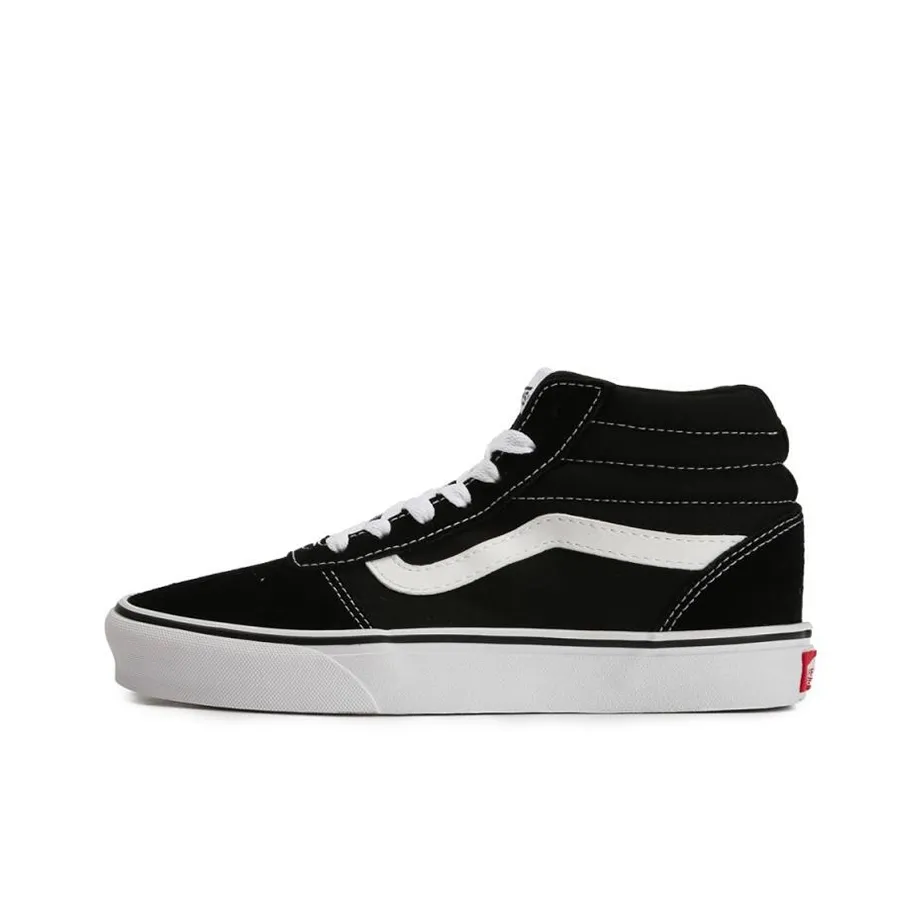 Vans Ward Hi High Скейтборд Кроссовки Женские Черный Белый