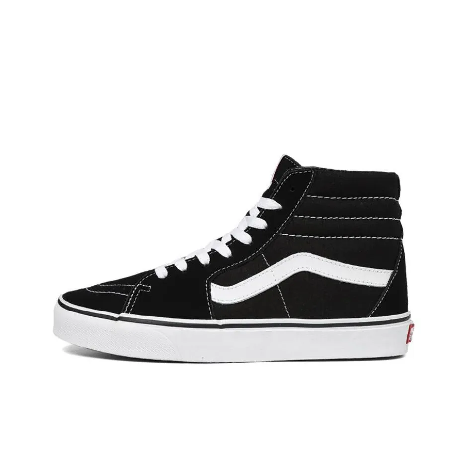 VANS SK8 HI Высокие Кроссовки для скейтбординга Унисекс Черный Белый