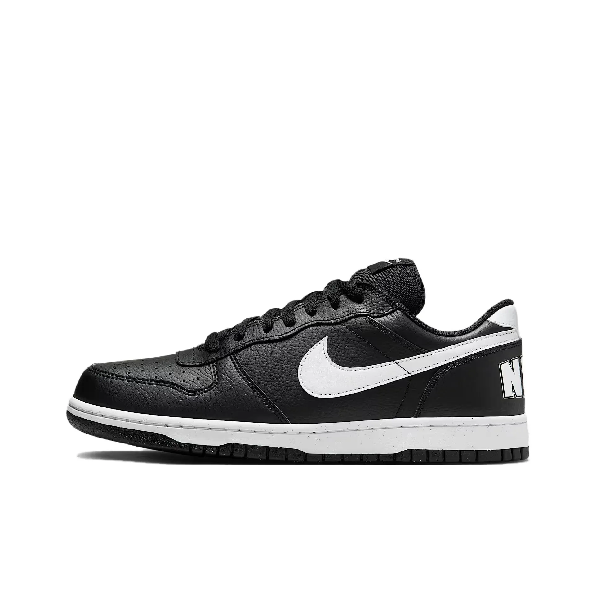 Nike BIG Low Синтетическая кожа кожа повседневные кеды кроссовки для скейтбординга мужские черно-белые