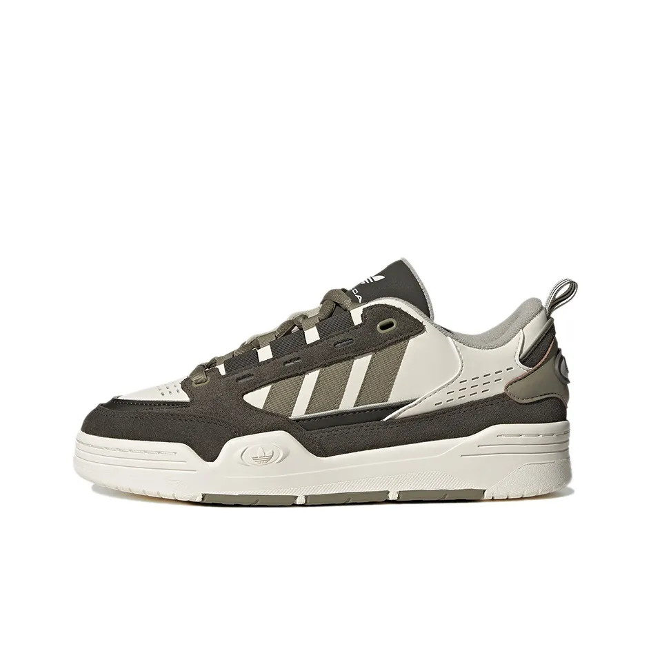 Adidas Originals Adi2000 Кожа Удобная Противоскользящая Низкий Верх Скейтборд Обувь Унисекс Коричневый Зеленый