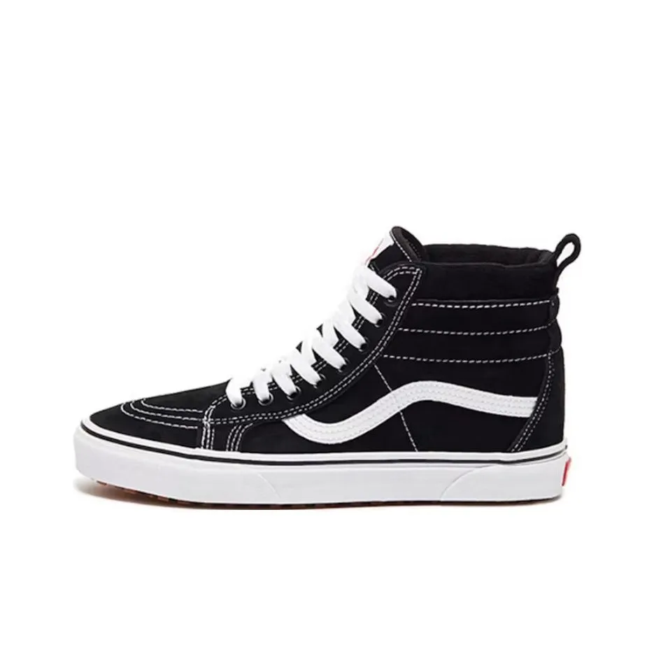 VANS SK8 SK8Hi Mte Abrasion Resistant Coating Высокие Кроссовки для Скейтбординга Унисекс Черный Белый