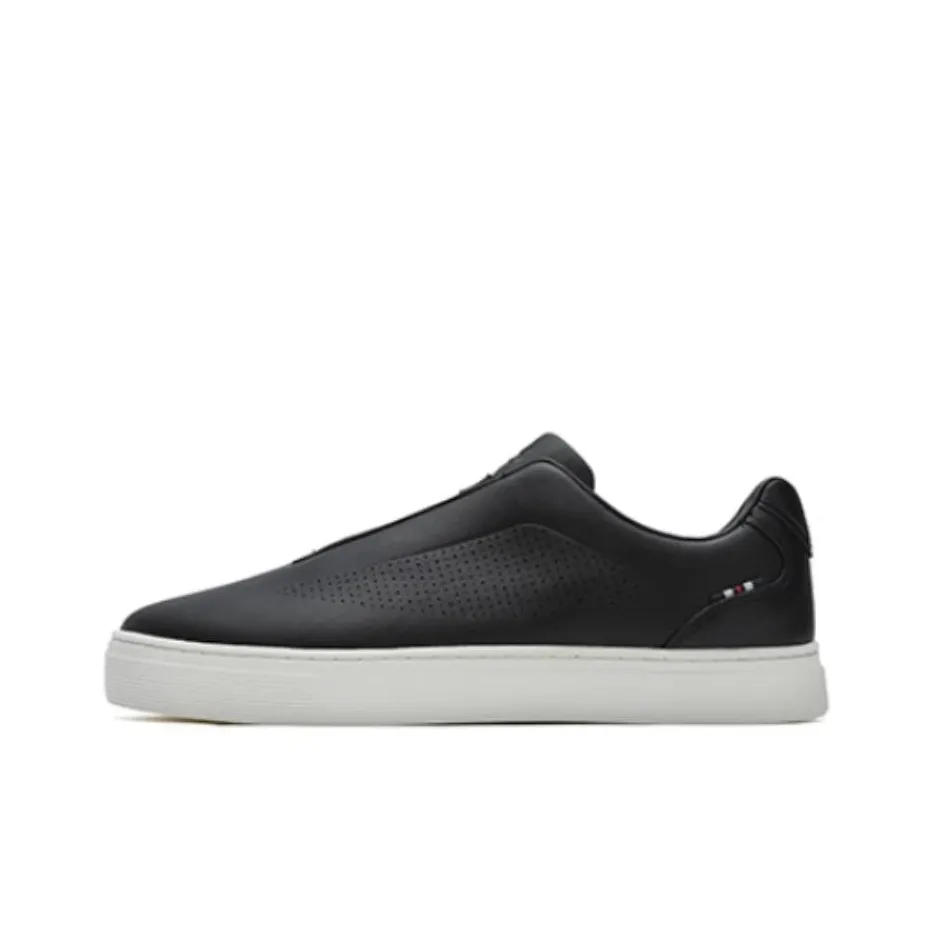 FILA Skateboard Shoes Men Low-Top Black