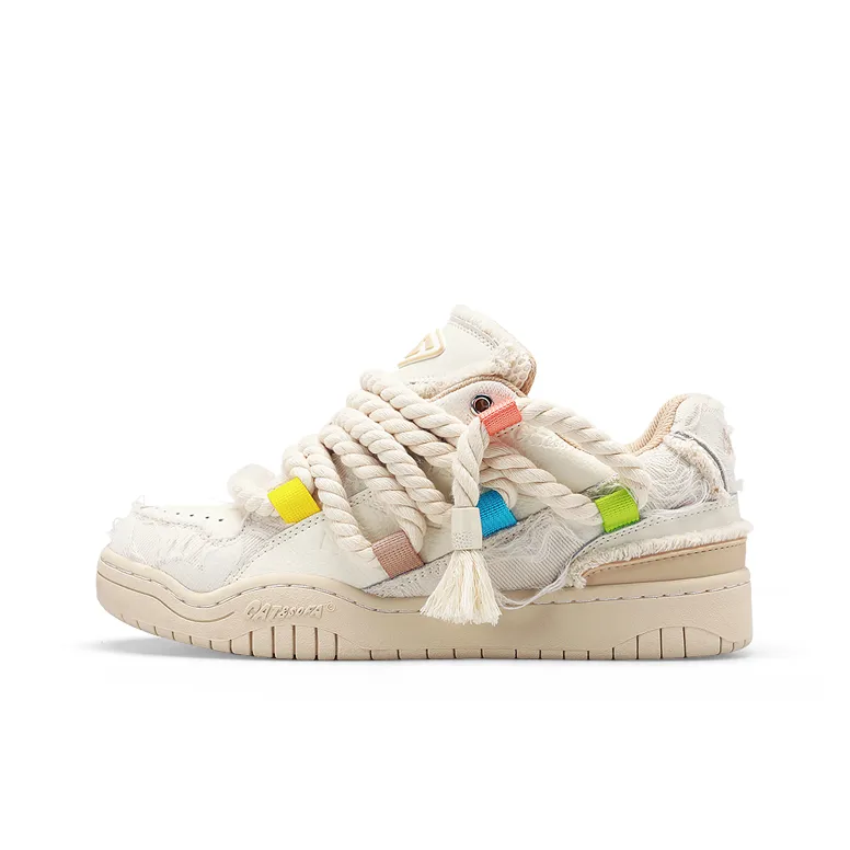 Cat Sofa Dreadlocks серия Низкие Кроссовки для скейтбординга Унисекс Бежевые