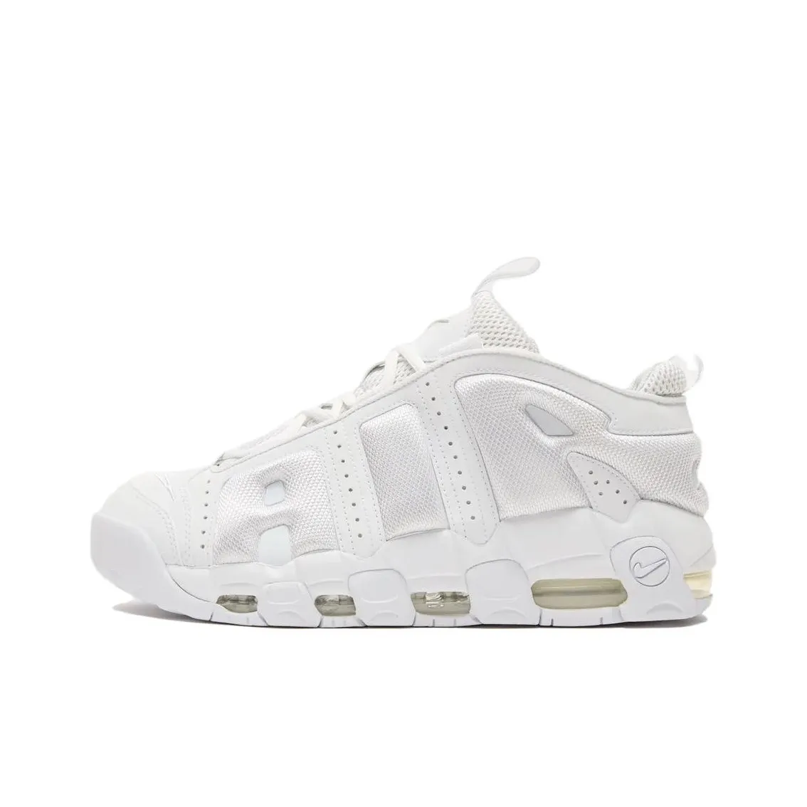 Nike Air More Uptempo Vintage Basketball Shoes Men Low Top White