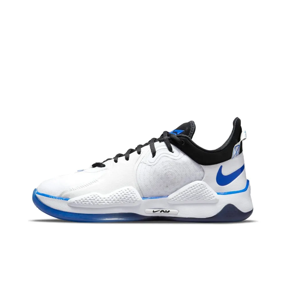 Playstation X Nike PG 5 Basketball Shoes Unisex Low Top White/Blue Color