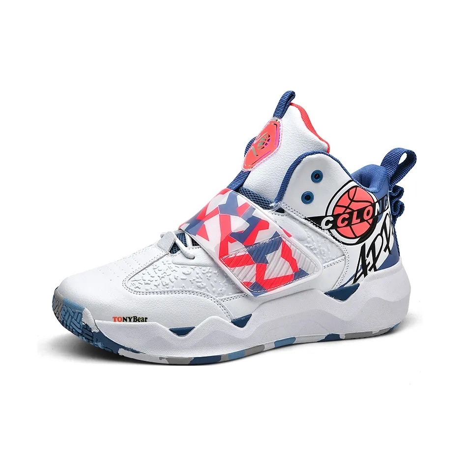 TONYBEAR Противоскользящие высокие баскетбольные кроссовки для мужчин
