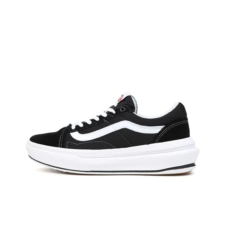 VANS Old Skool Collection Overt Comfycush Low Топ Скейтборд Кроссовки Унисекс Черный Белый