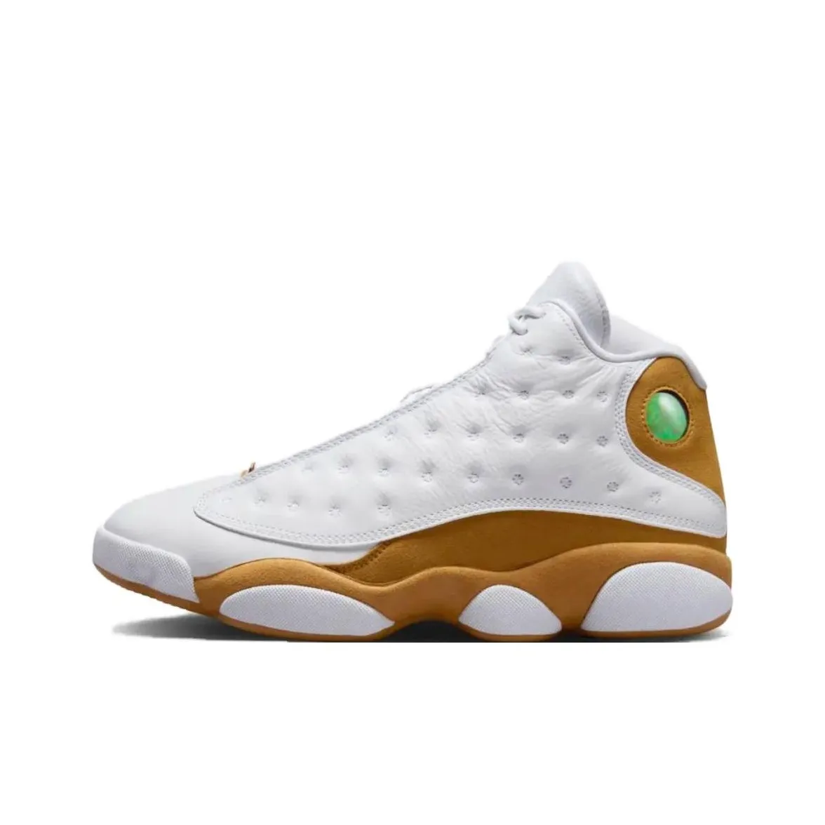 Jordan Air Jordan 13 Vintage Basketball Shoes Unisex High Top White/Brown