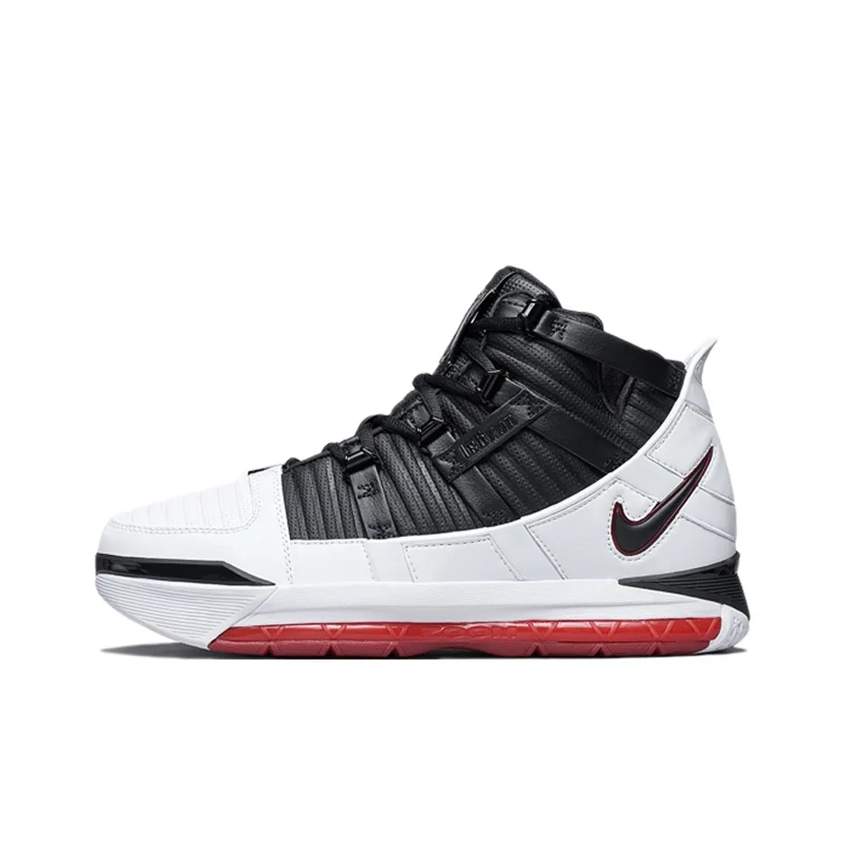 Nike Lebron 3 QS Дом Коровья кожа Амортизация Легкий Высокий Топ Винтажные баскетбольные кроссовки Мужской