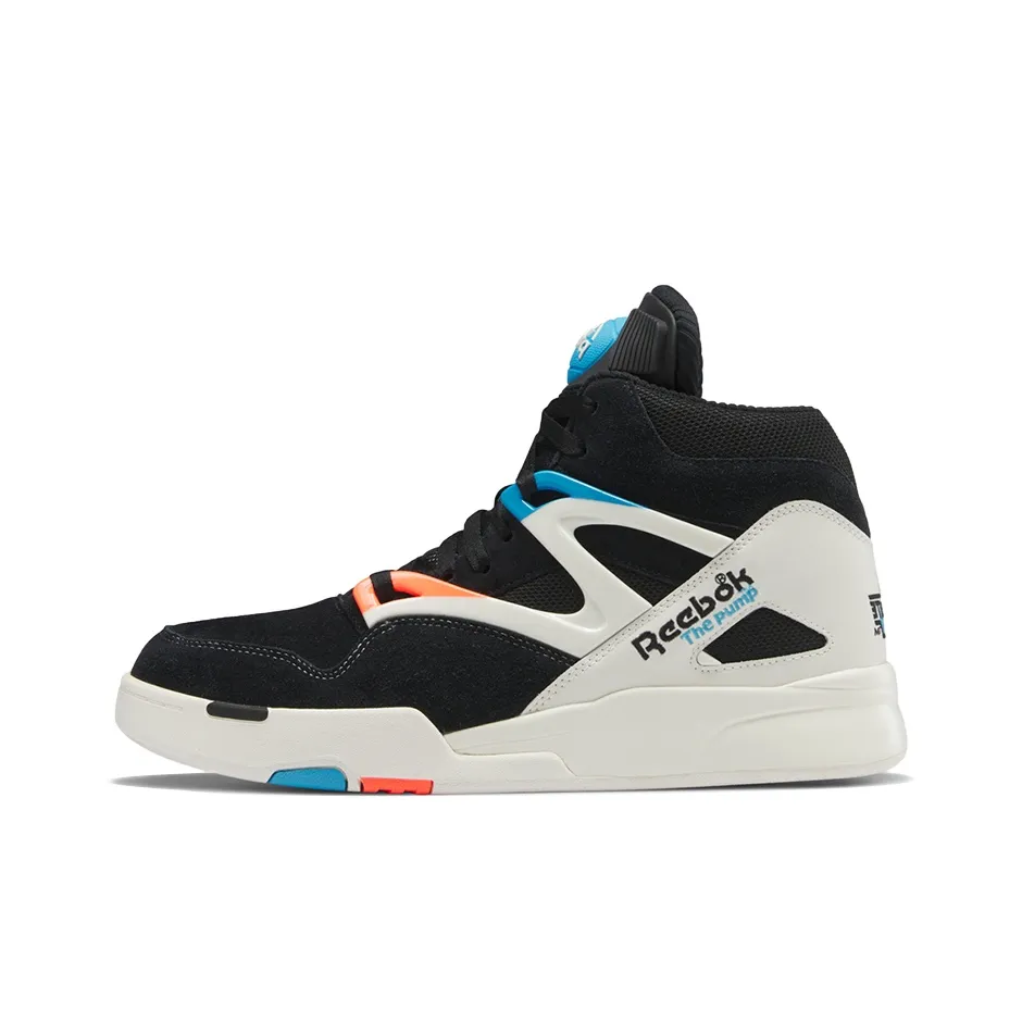 REEBOK Pump Omni Zone 2 High Топ Винтажные Баскетбольные Кроссовки Унисекс Черный Белый
