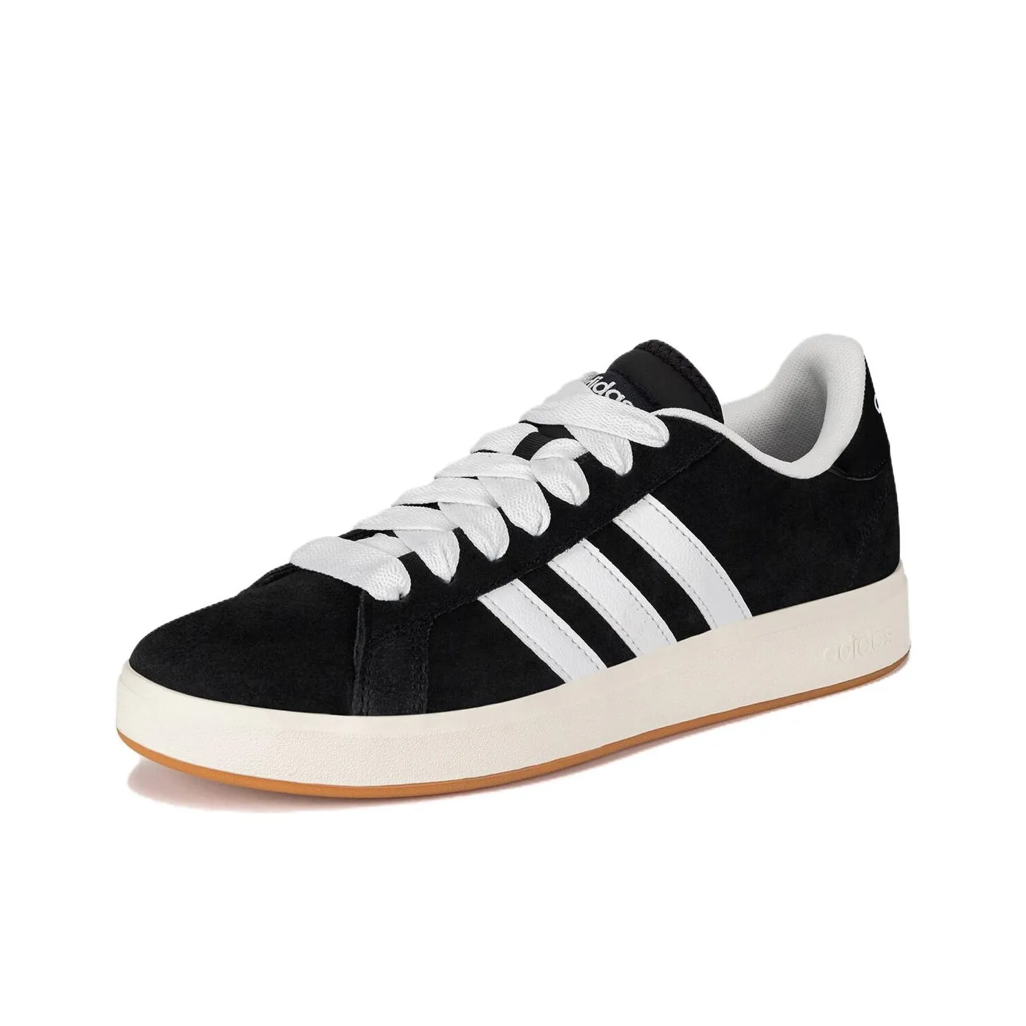 Adidas Grand Court Base 00s Skateboard Shoes Unisex Low Top Black White