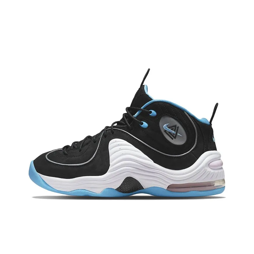 Nike Air Max Penny Vintage Basketball Shoes Men Mid Top Black/Blue