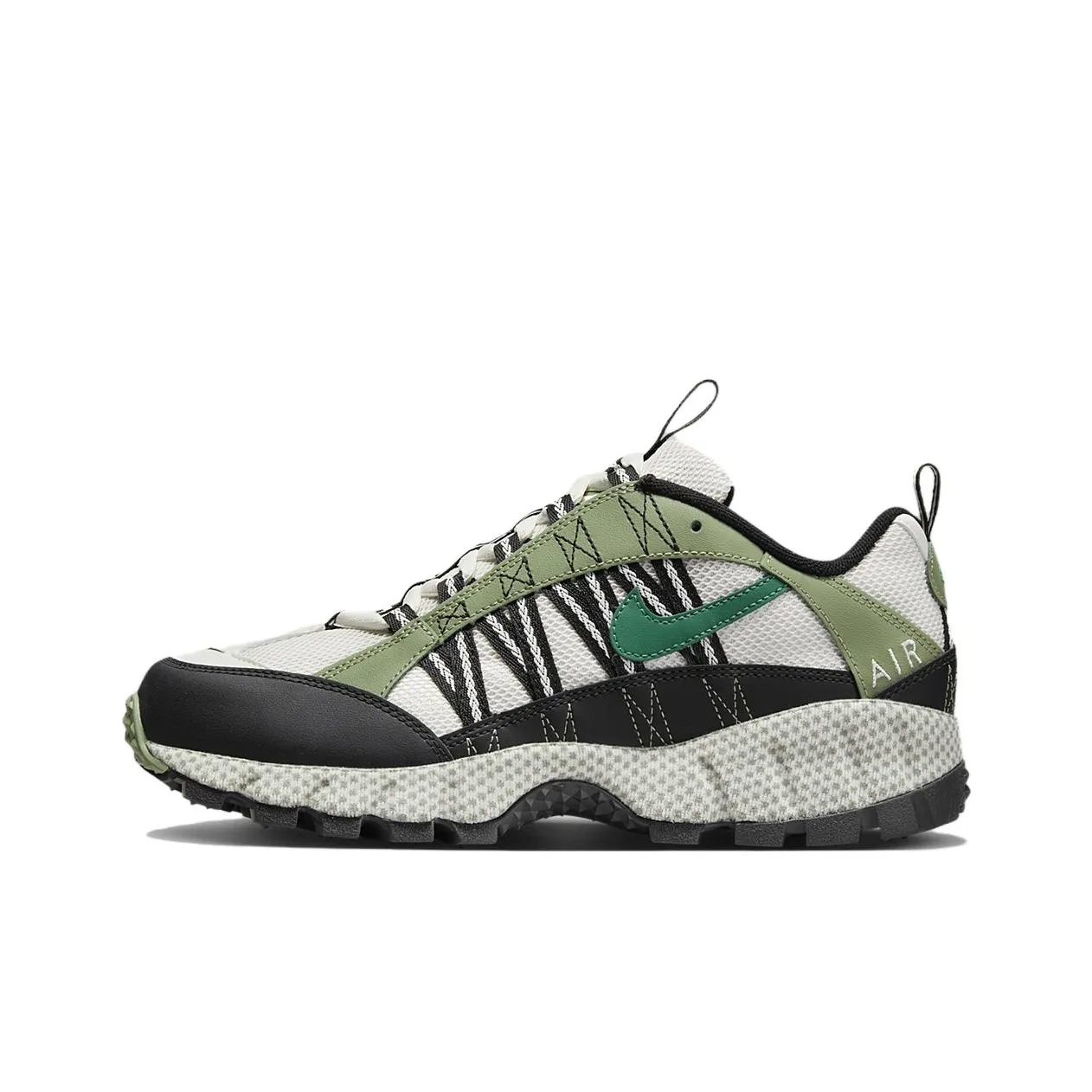 Nike Air Humara QS Ткань Устойчивая к Износу Покрытие Низкий Верх Уличная Обувь Мужская Зеленая