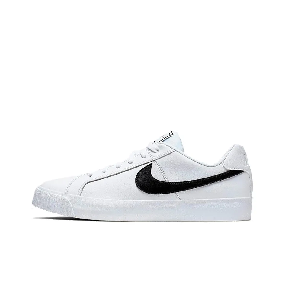 Nike Court Royale Collection Skateboard Shoes Unisex Low Top White Black