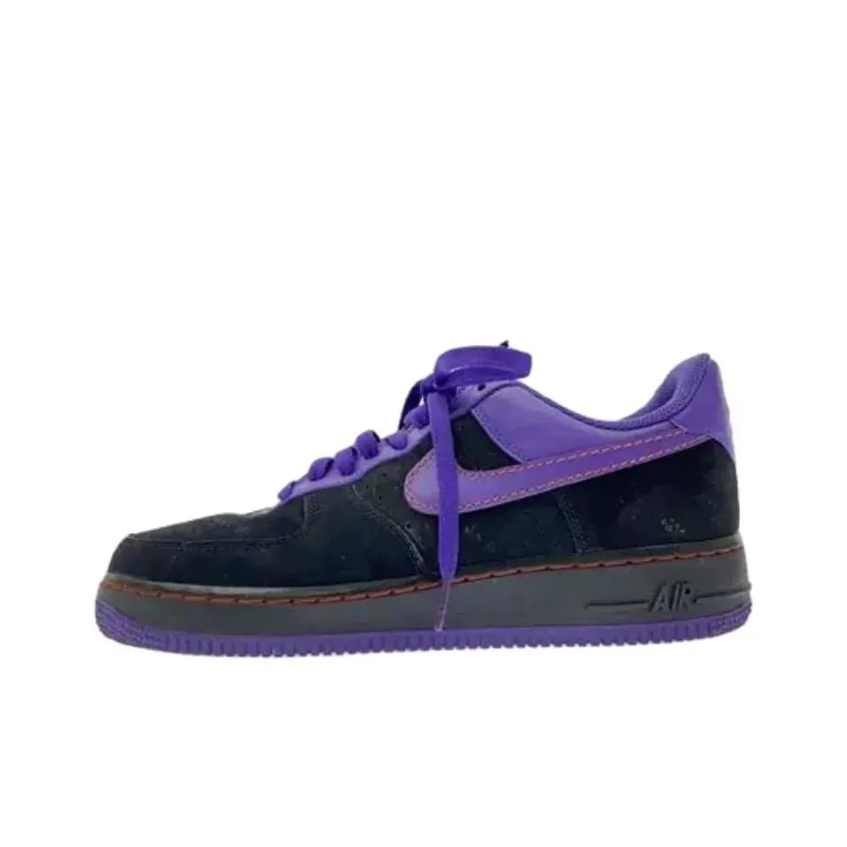 Nike Air Force 1 Skateboard Shoes Unisex Low Top Black/Purple