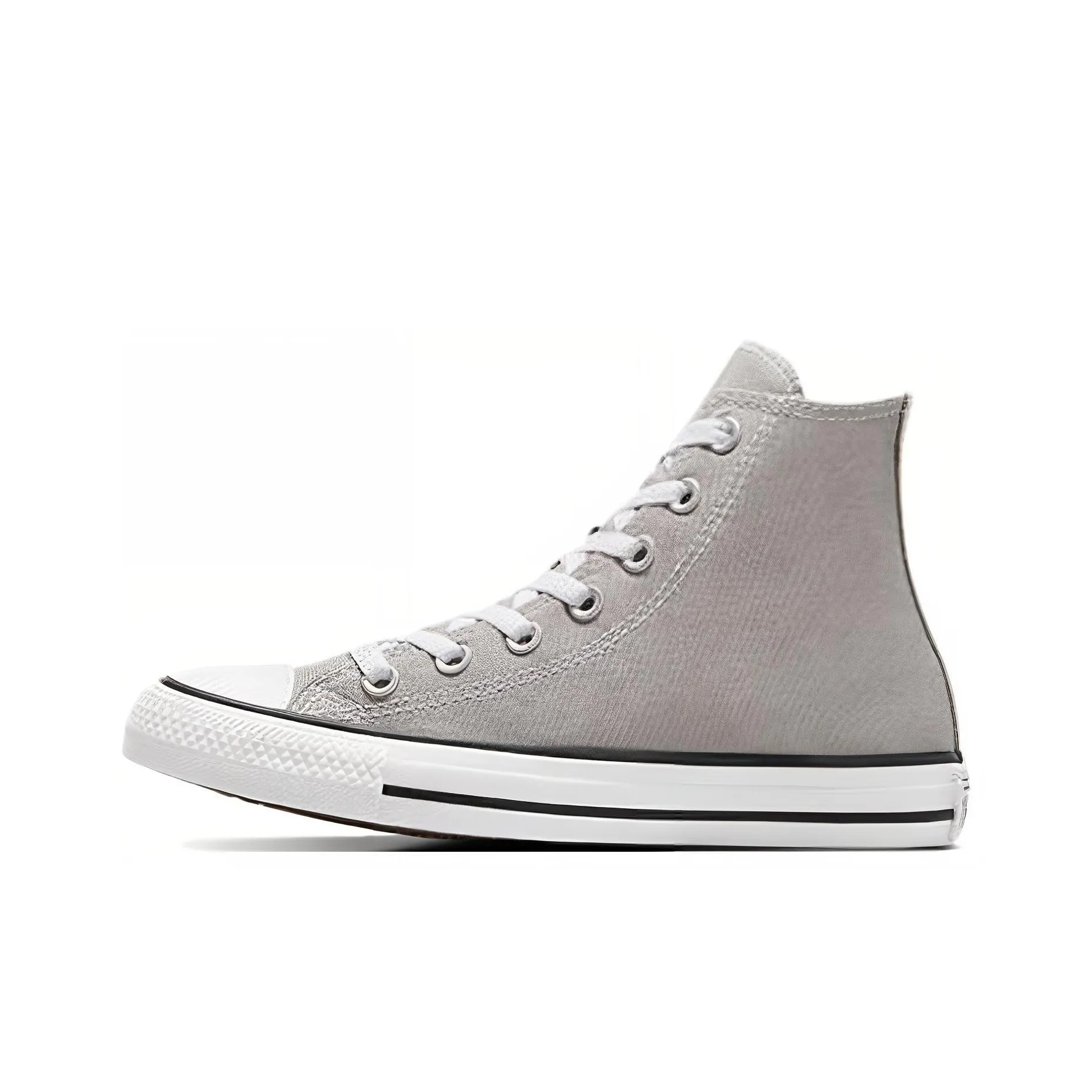 Converse Chuck Taylor All Star Износостойкие Высокие Кеды Унисекс Серый Белый