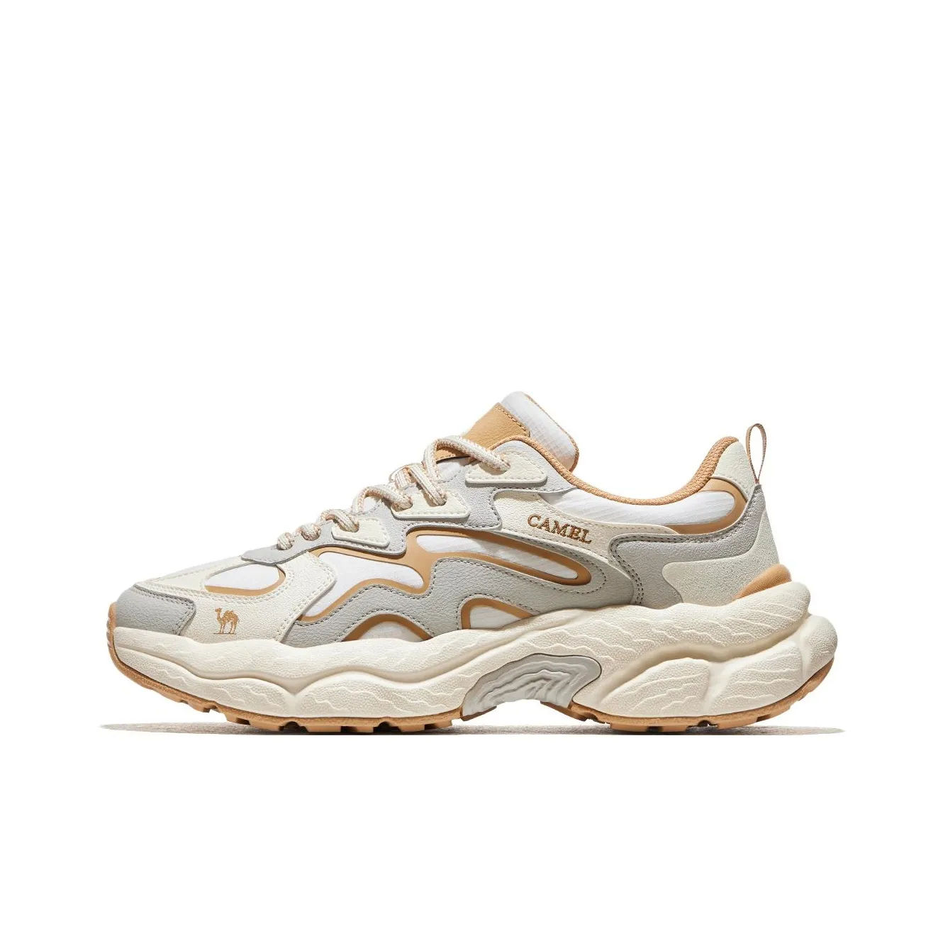 Верблюжий цвет износостойкий и водонепроницаемый низкий топ альпинистская обувь для мужчин