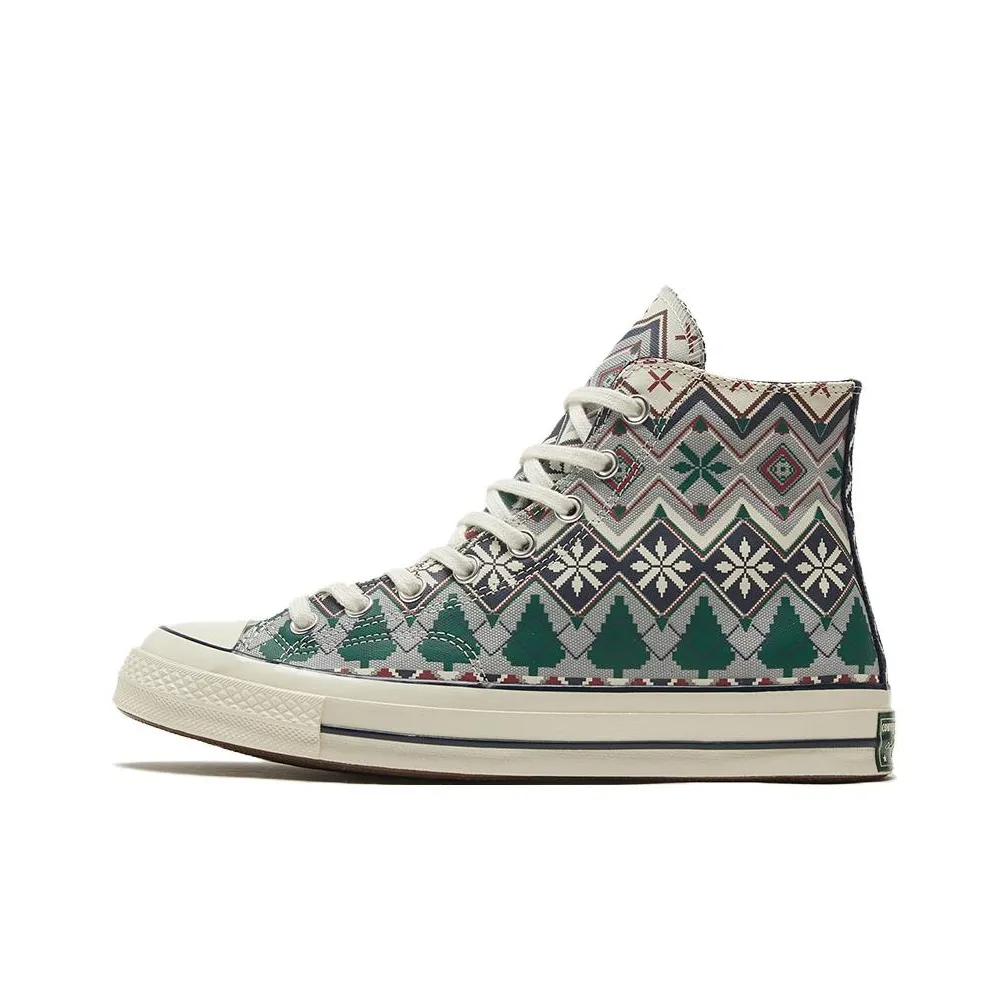 Converse Chuck 70 1970s Устойчивые к истиранию Дышащие Легкие Высокие Кеды Унисекс Серый Зеленый