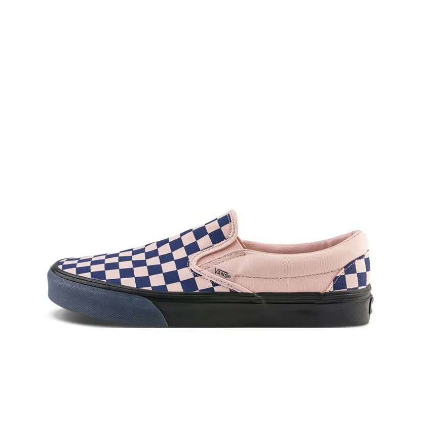 Vans Classic Slip On Износостойкие Низкие Кеды Унисекс Розовые