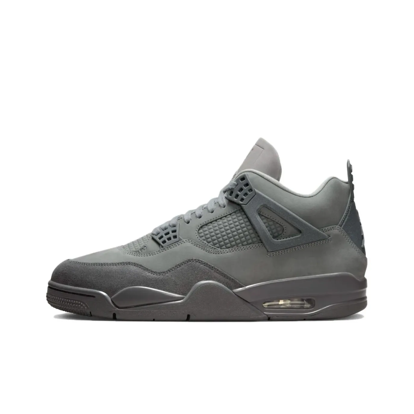 Jordan Air Jordan 4 Vintage Basketball Shoes Men Mid Top Gray Black
