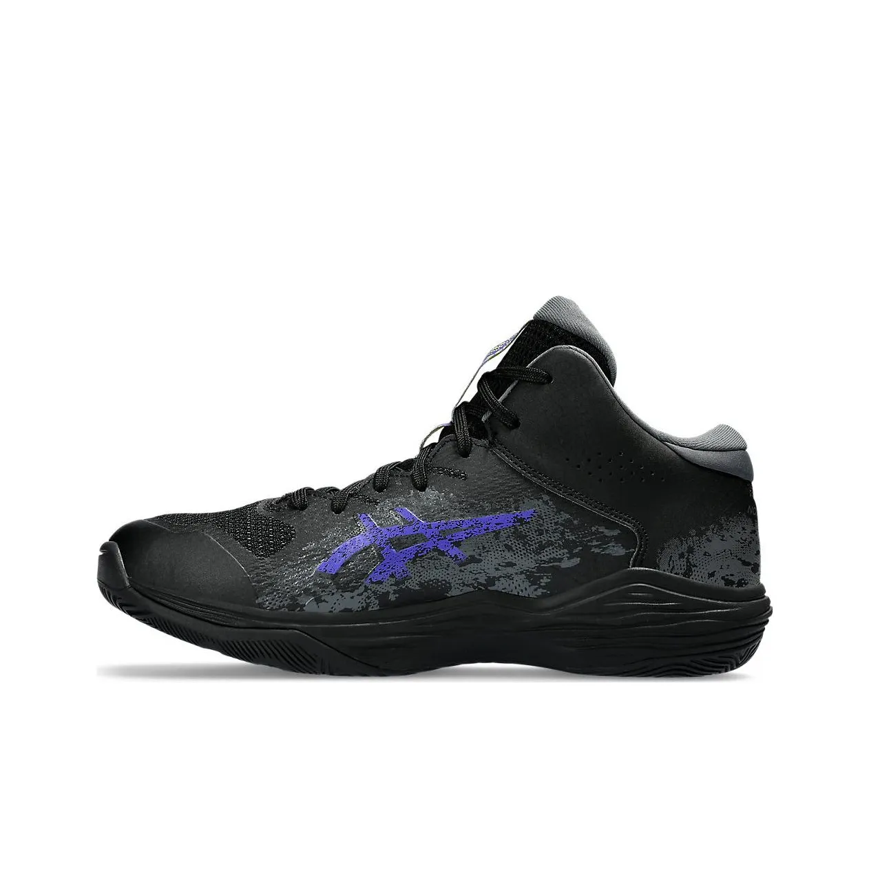 Asics Nova Flow 2 Амортизация Износостойкие Низкие Баскетбольные Кроссовки Мужские Черные