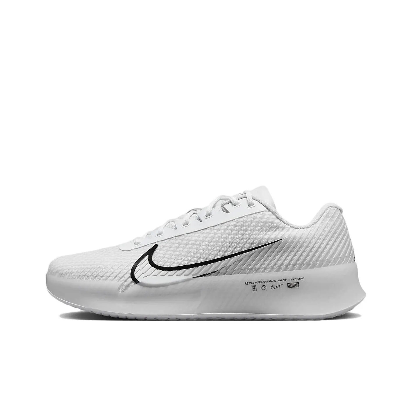 Nike Air ZOOM VAPOR 11 Универсальный Дышащий Поддерживающий Низкий Топ Твердый Корт Теннисная Обувь Мужская Белая