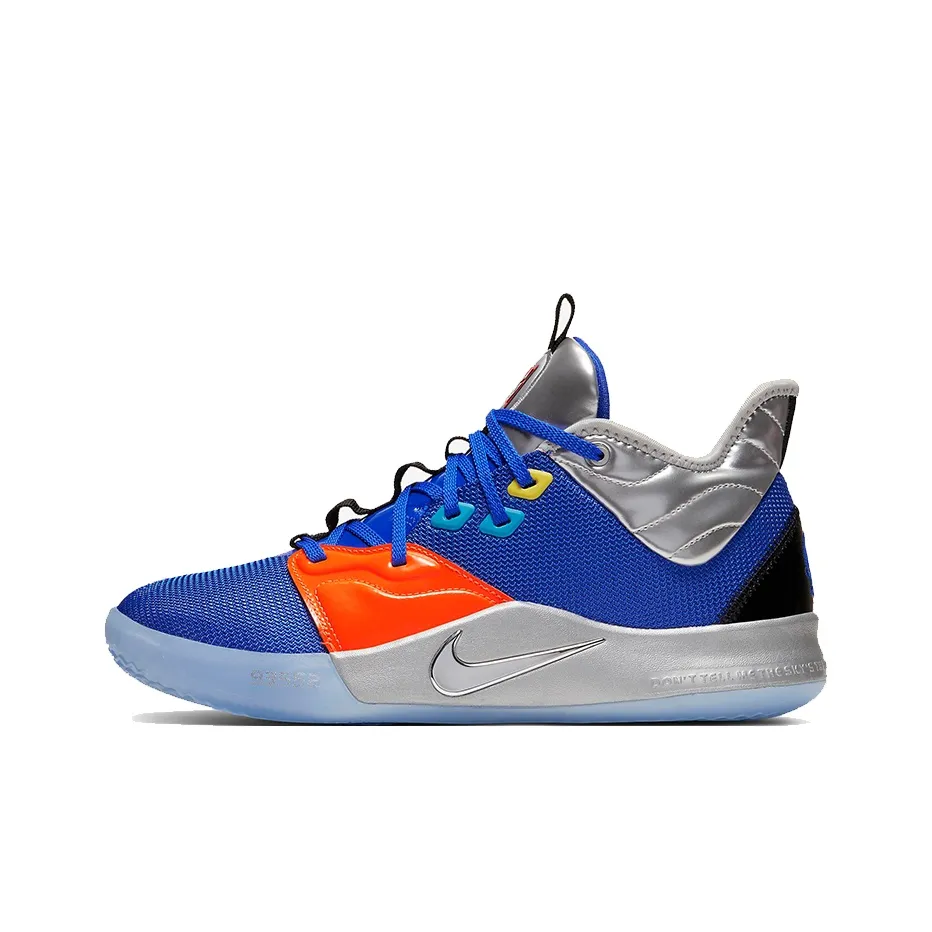 Nike PG 3 Basketball Shoes Men Mid Top Blue