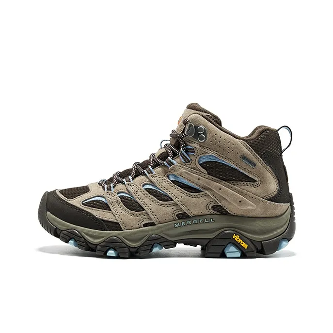 MERRELL MOAB 3 Hiking / Trekking Shoes Women's High Top Beige Brown
