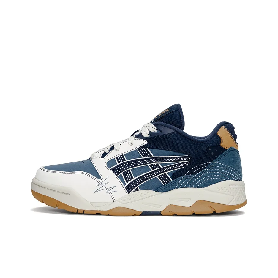 Asics Гель Fuse 'Artisan Collection' Низкие Кеды Винтажные Баскетбольные Кроссовки Унисекс Синие