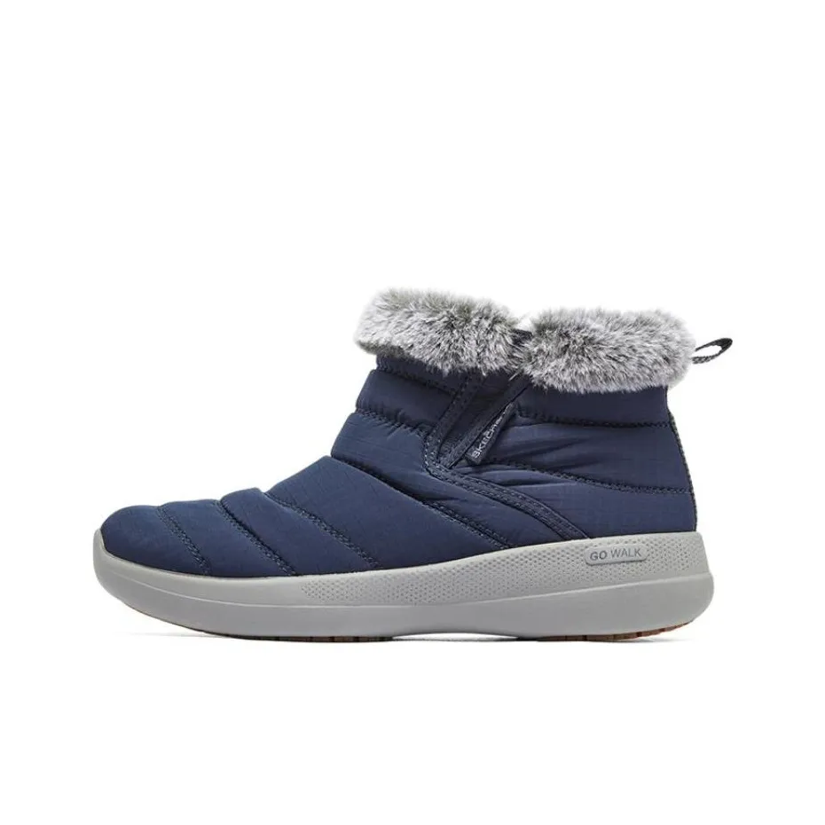 Skechers GO WALK STABILITY BOOT противоскользящие ботинки для ходьбы длина до щиколотки женские морской синий