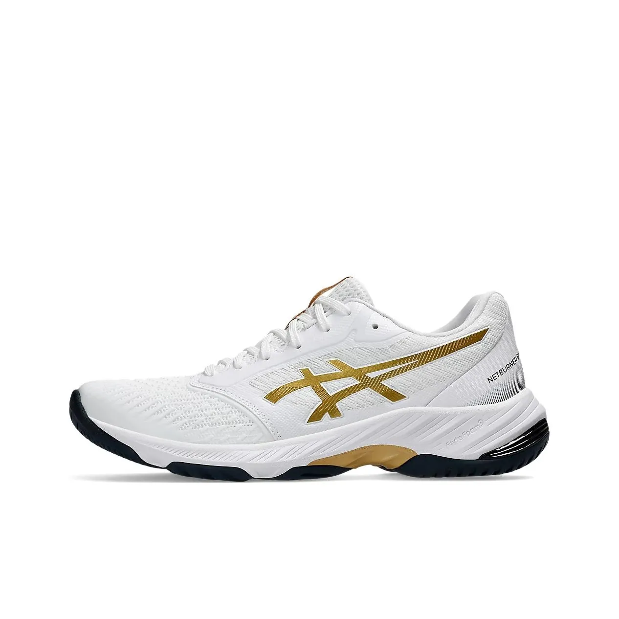 ASICS Netburner Ballistic FF 3 Мягкие и Комфортные Низкие Кроссовки для Тренировок Мужские Белые