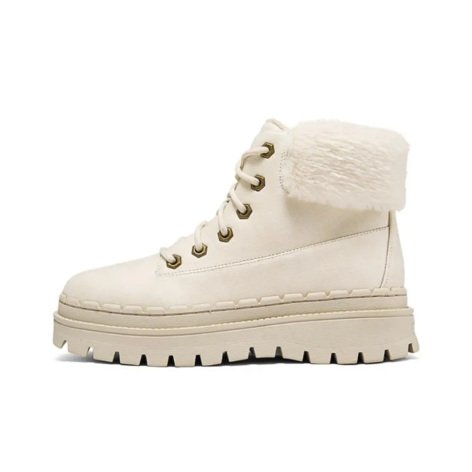 Skechers Modern Comfort Термические Короткие Снежные Ботинки Женские Экрю